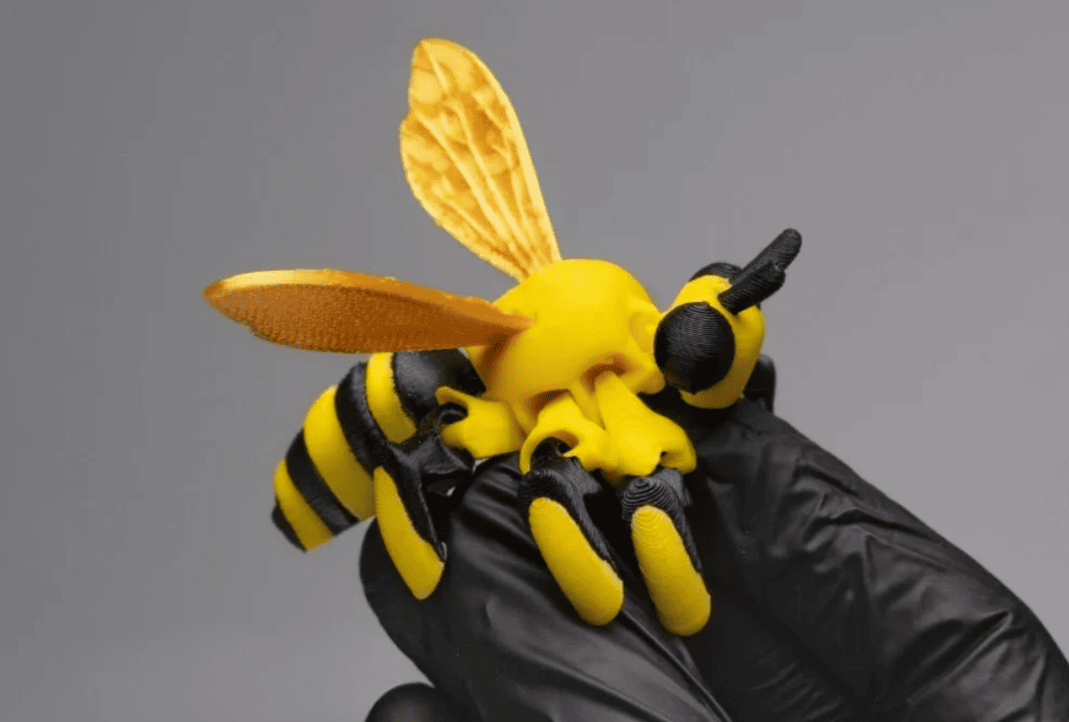 popular 3d printed articulated animals_6_articulated bee